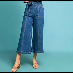 Pilcro Ultra High Waist Wide-Leg Jeans